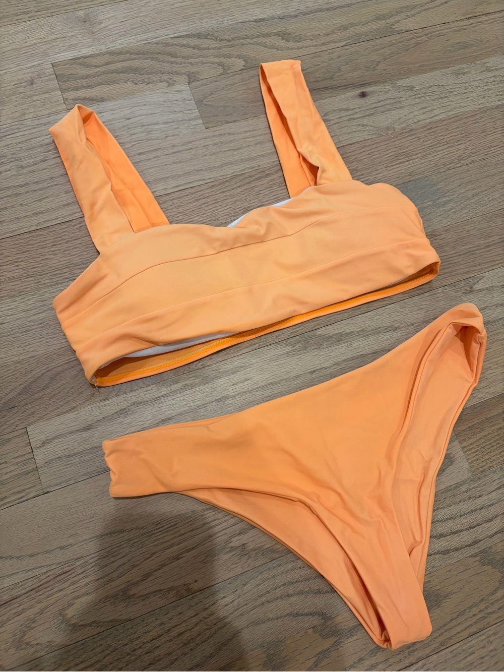 Peach Orange Bikini Set